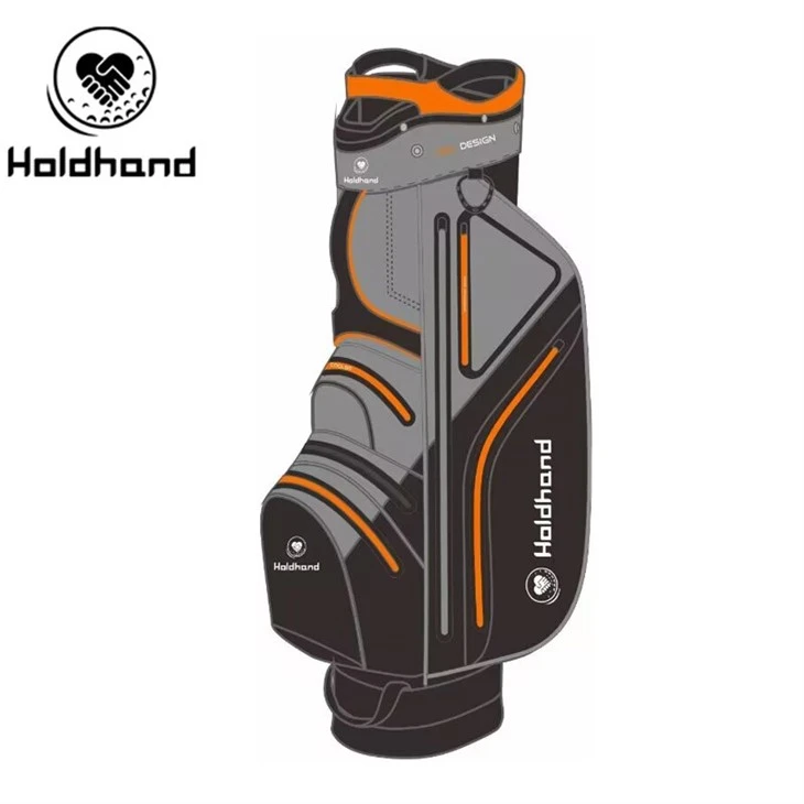 Customization Logo Pattern Cave On Wheels: A Spacious 14-Way Golf Cart Bag best