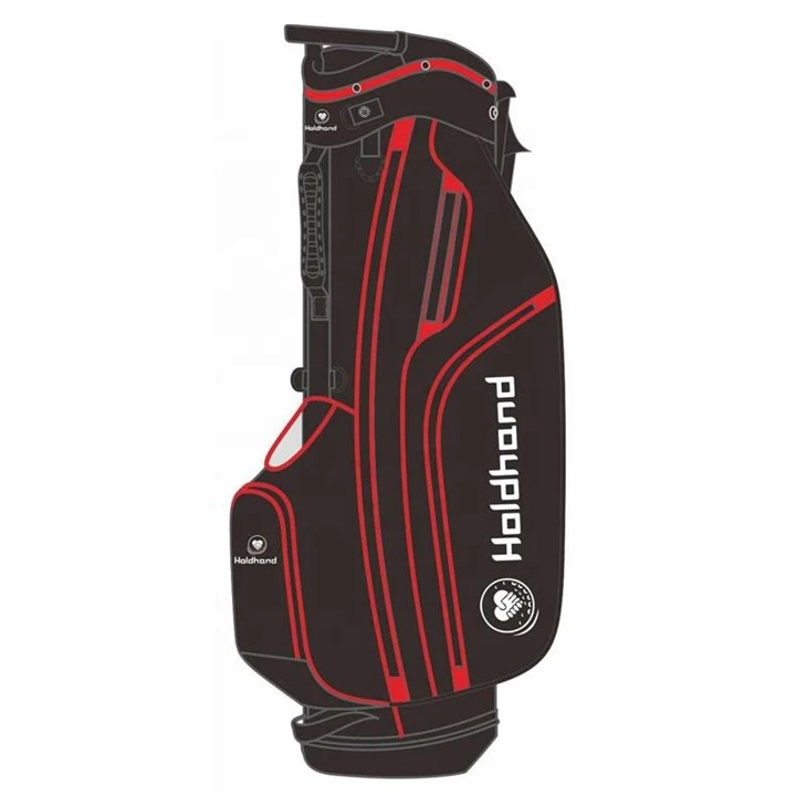Golftasker med logo – Premium blødt PU-materiale og detaljeret broderi