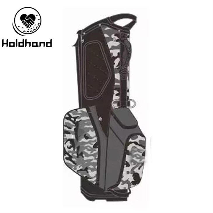 High End-materiale Tilpas OEM Pu-lædermateriale 14-vejs golfbæretaske
