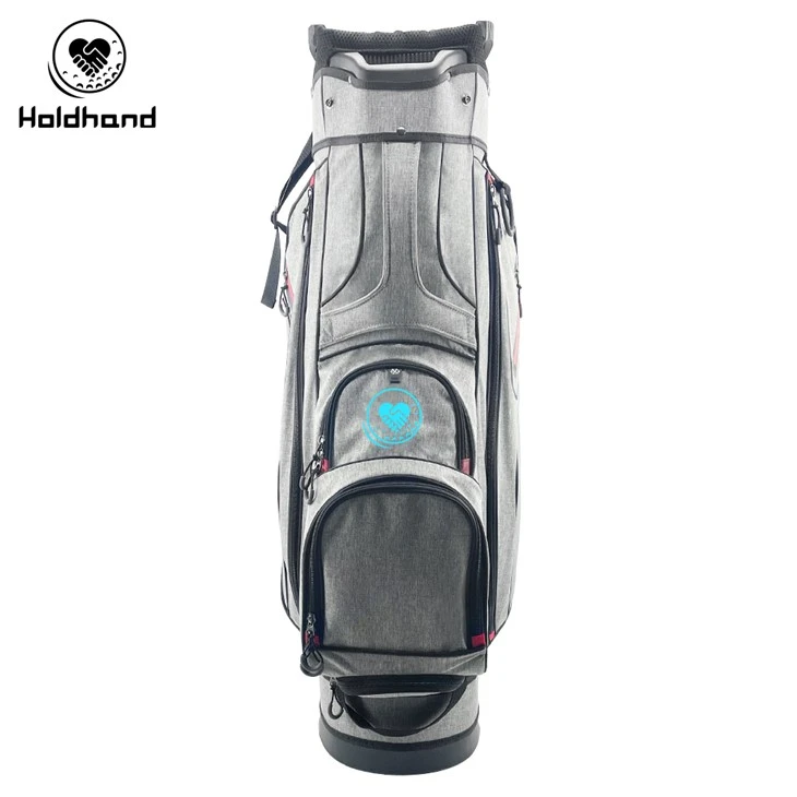 OEM Hot Design Dual Strap Pu lædermateriale Golfvognstaske