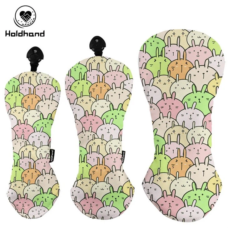Wholesale PU Leather Golf Headcovers Club Head Cover Driver Headcover