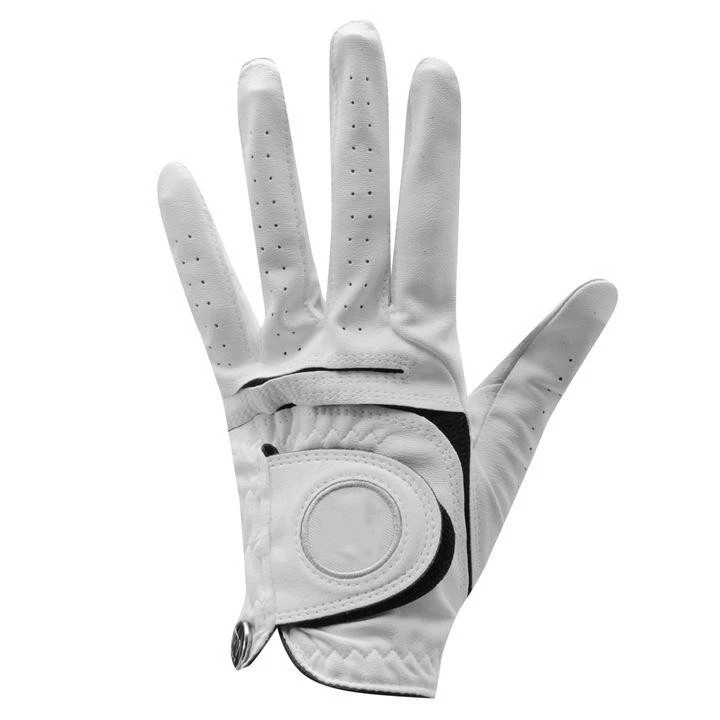 Kvalitet PU-læder Professionel golfhandske velcro-lukning