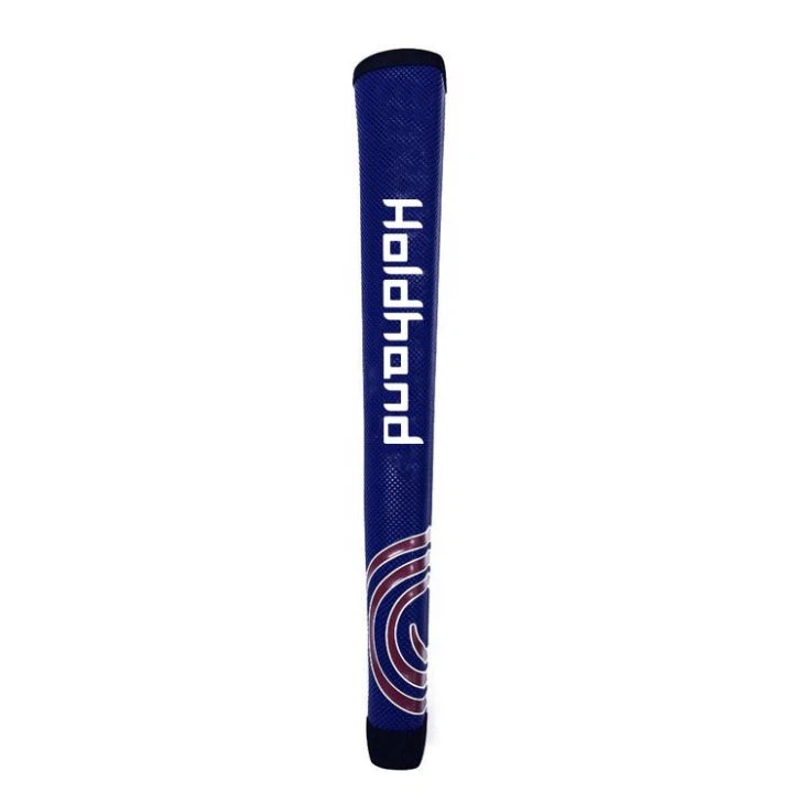 Engros tilpasset logo Pu Læder Golfklub Puttergreb Blue Oem