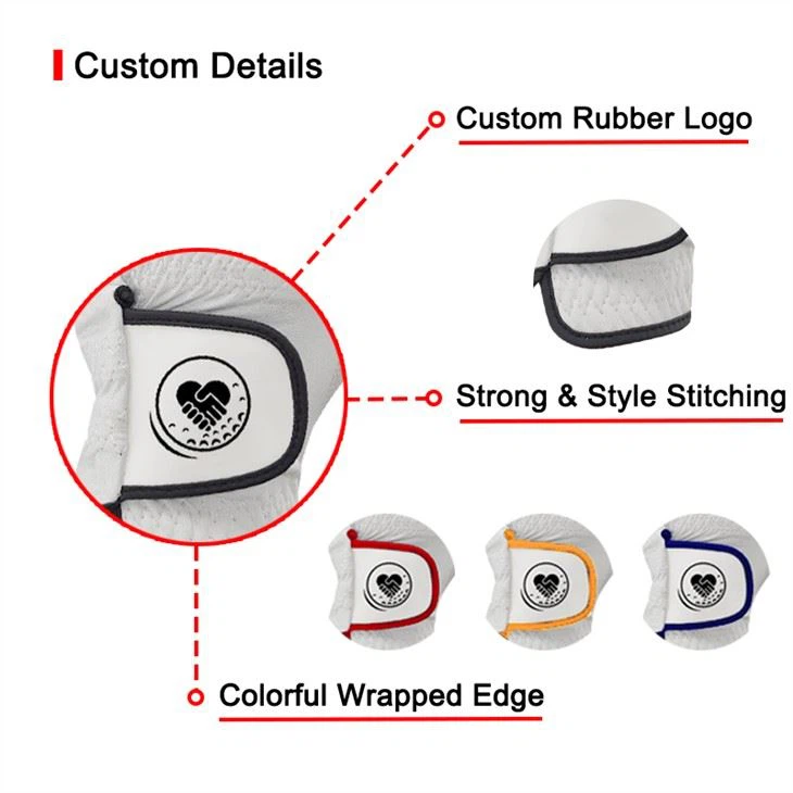 A-Class Handmade Premium Custom Breathable PU Golf Glove