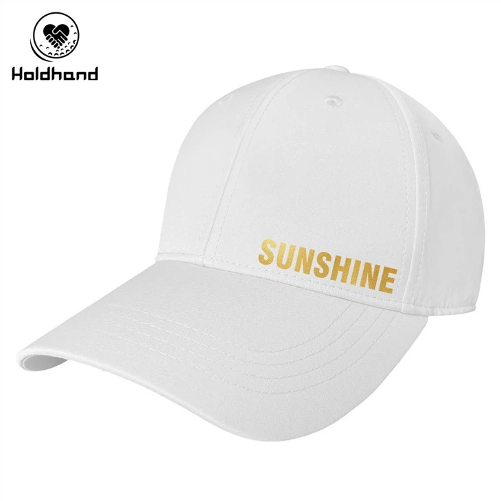 Black And White Adjustable Cotton Hat With Custom Logo