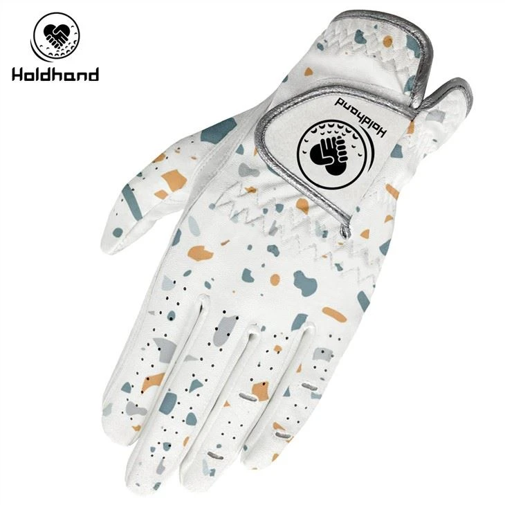Custom Logo Hot Sales Super Soft Helhvid Premium Cabretta Læder Golfhandske