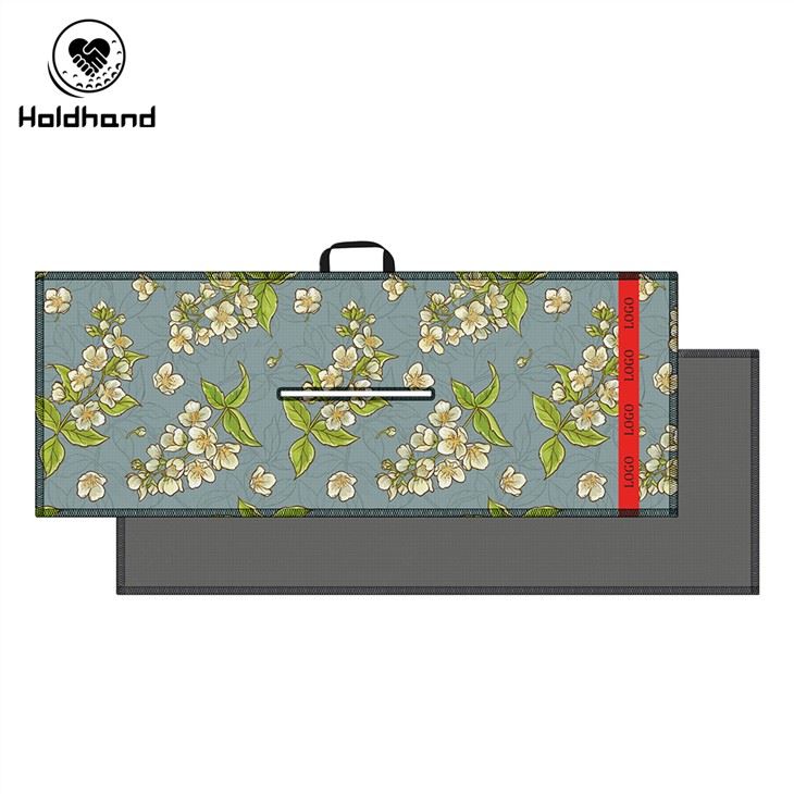 Dieeferent Flower Design 2022 Fremstilling af golfhåndklæder Rengøring og tørring Golfklub Custom Design Blødt og hurtigt tørt