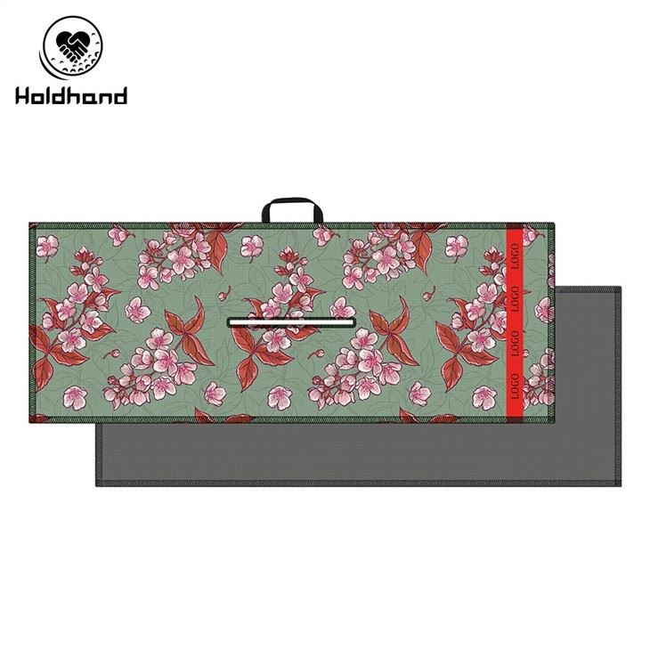 Dieeferent Flower Design 2022 Manufacture Golf Towels Cleaning And Drying Golf Club Custom Design SOFT AND QUICK DRY
