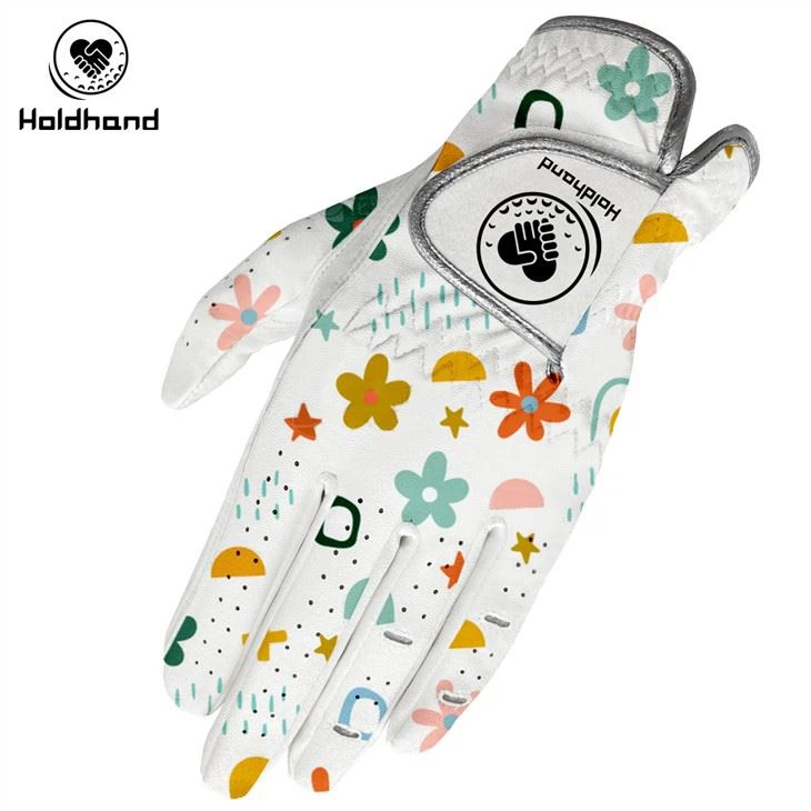 Fabrikspris Soft Feeling Custom Logo Cabretta Læder Golfhandske OEM
