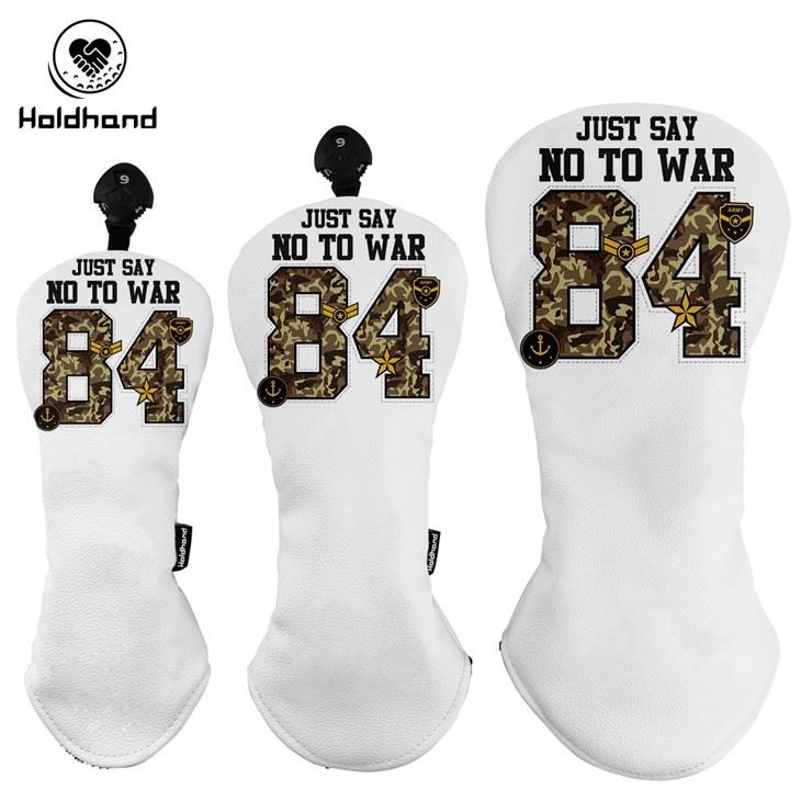 High Premium Material PU Leather Custom Pattern Driver Head Cover And Accepted OEM Service