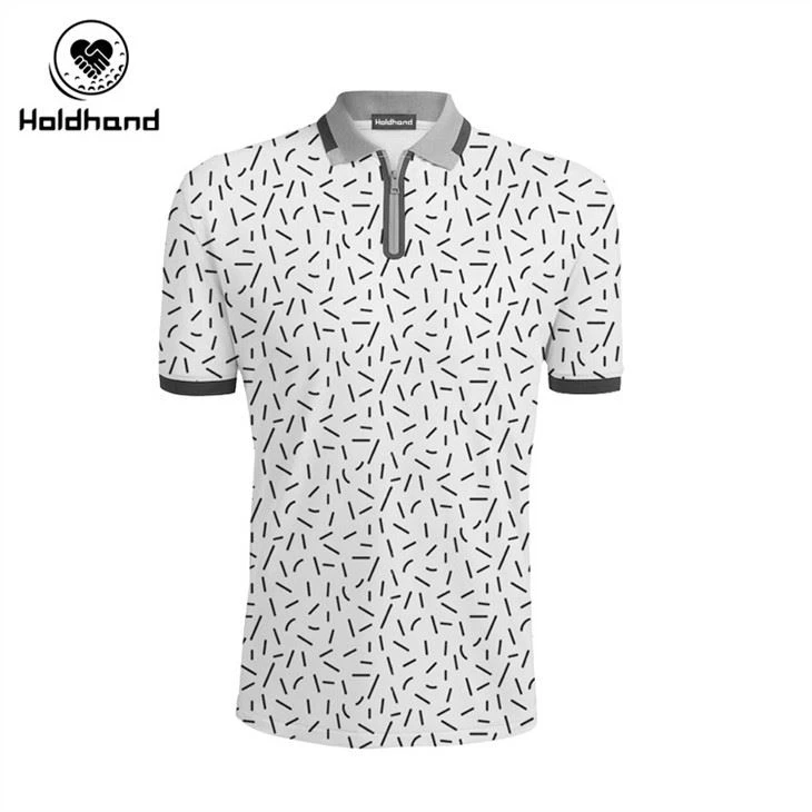 HIGH QUALITY Custom Golf Polo T Shirt FOR MEN Digital Full Printing
