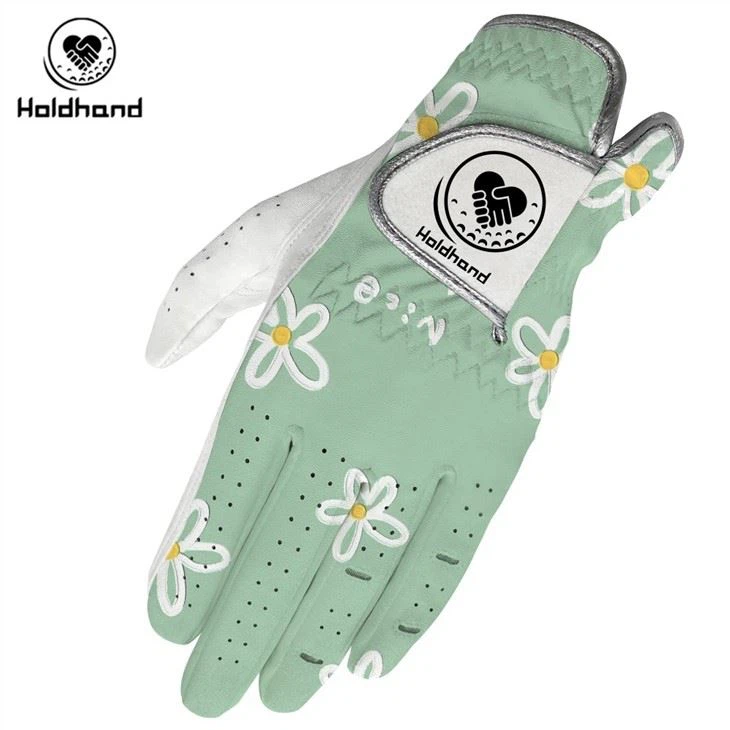 Printed Golf Gloves Suitable For Men Women With Cabretta Leather And PU Leather Can Be Customized Design And Logo